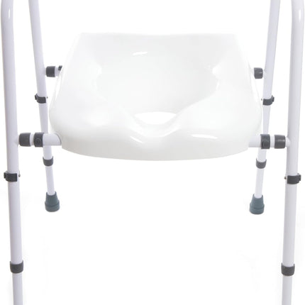 Toilet Safety Frame with Moulded Seat, Mowbray Style