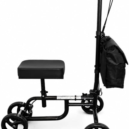 Mobility Knee Walker Scooter with Padded Rest & Storage Bag for Broken Leg, Foot, Ankle & Sports Injuries