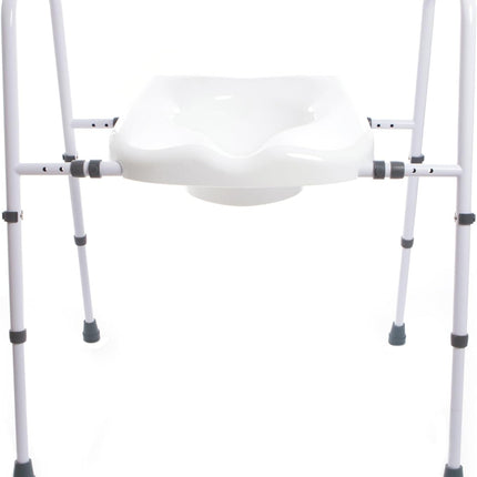 Toilet Safety Frame with Moulded Seat, Mowbray Style