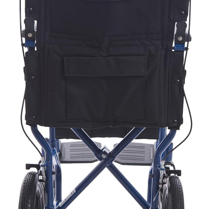 Breeze Premium Lightweight Aluminium Folding Transit Wheelchair, 9.5kg Net Carry Weight, Days Style