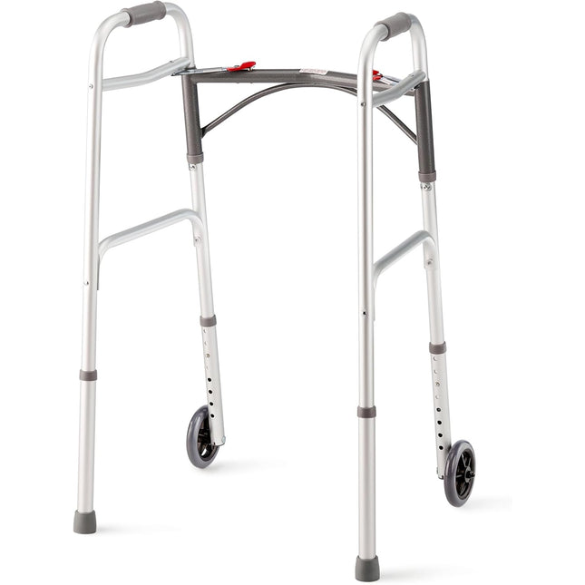 Folding Walking Frame with Wheels