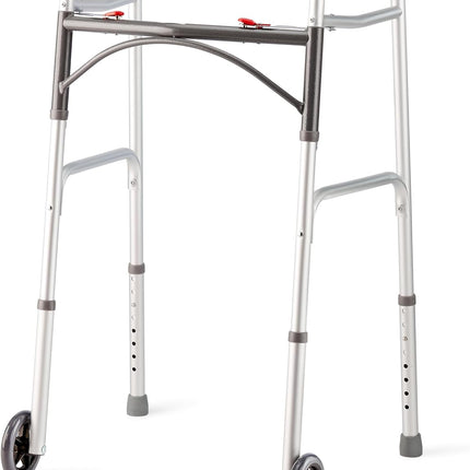 Folding Walking Frame with Wheels