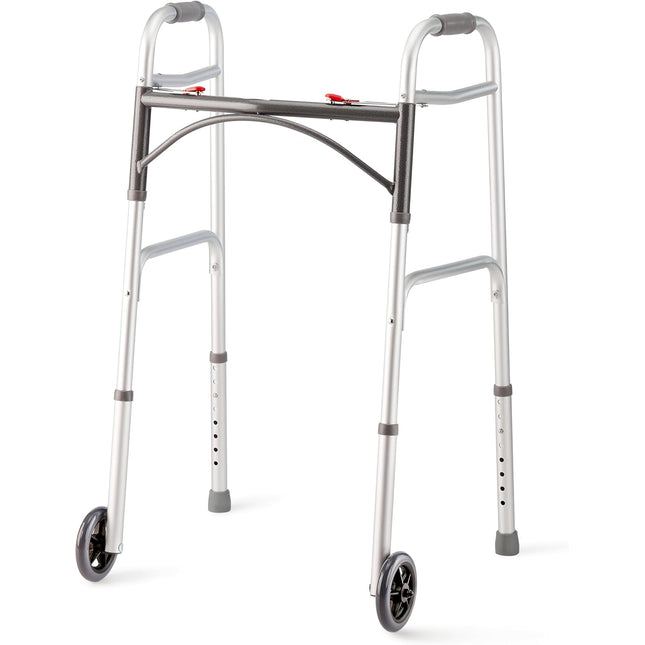 Folding Walking Frame with Wheels