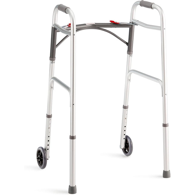 Folding Walking Frame with Wheels