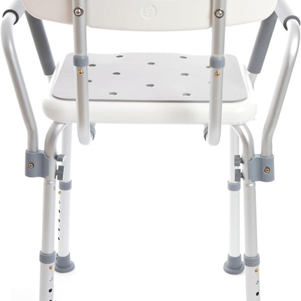 Padded Shower Chair with Height Adjustable Legs