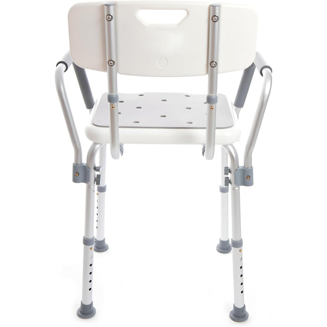 Padded Shower Chair with Height Adjustable Legs