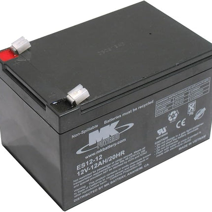 ES12-12 MK Sealed Lead Acid 12V 12Ah (AGM) Mobility Scooter Battery