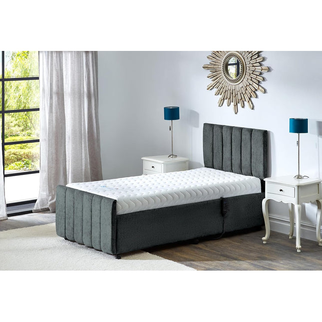 Supreme Adjustable Bed - Oxford Headboard & Footend, Premium Memory Foam, 25 Year Warranty
