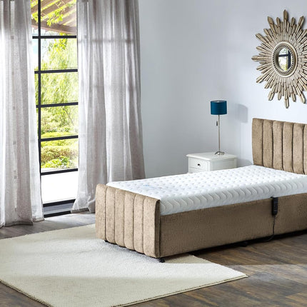 Supreme Adjustable Bed - Oxford Headboard & Footend, Premium Memory Foam, 25 Year Warranty