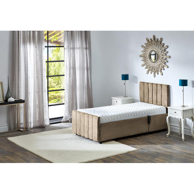Supreme Adjustable Bed - Oxford Headboard & Footend, Premium Memory Foam, 25 Year Warranty
