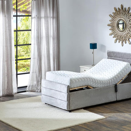 Supreme Adjustable Bed - Windsor Headboard & Footend,  Premium Memory Foam, 25 Year Warranty*