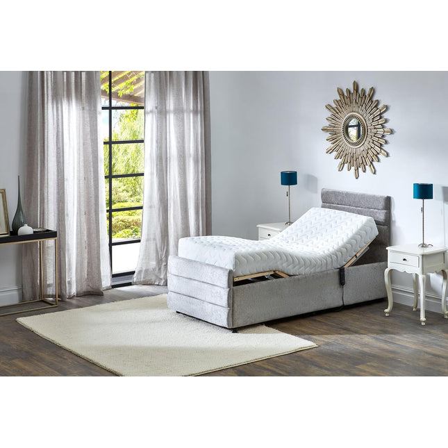 Supreme Adjustable Bed - Windsor Headboard & Footend,  Premium Memory Foam, 25 Year Warranty