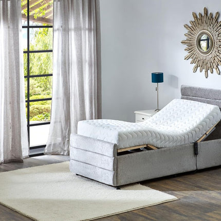 Supreme Adjustable Bed - Windsor Headboard & Footend,  Premium Memory Foam, 25 Year Warranty