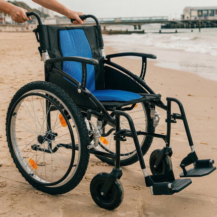 All-Terrain Lightweight Self Propelled Wheelchair (For Hire) - Click for prices and details