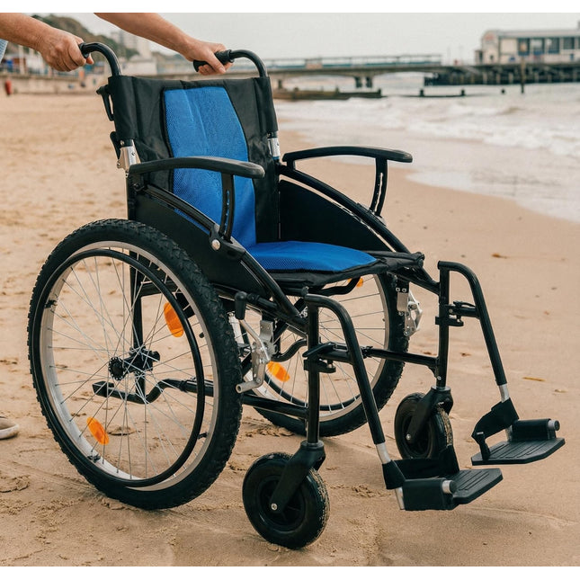 All-Terrain Lightweight Self Propelled Wheelchair (For Hire) - Click for prices and details