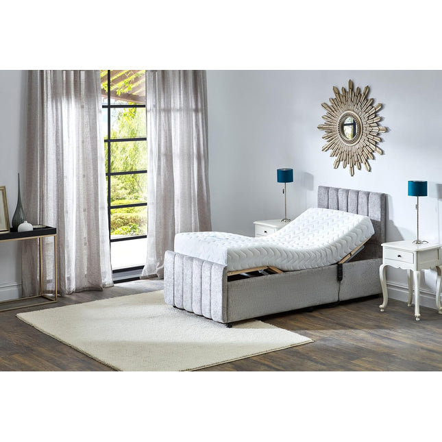 Supreme Adjustable Bed - Oxford Headboard & Footend, Premium Memory Foam, 25 Year Warranty