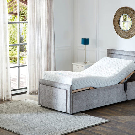 Supreme Electric Adjustable Bed with Headboard & Footend, Premium Memory Foam, 25 Year Warranty
