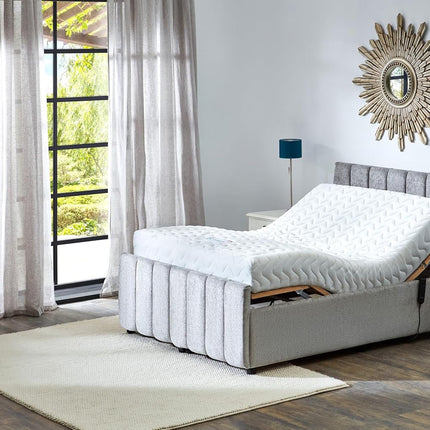 Supreme Adjustable Bed - Oxford Headboard & Footend, Premium Memory Foam, 25 Year Warranty*