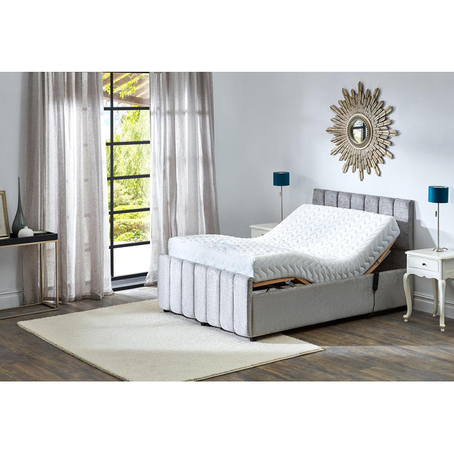 Supreme Adjustable Bed - Oxford Headboard & Footend, Premium Memory Foam, 25 Year Warranty