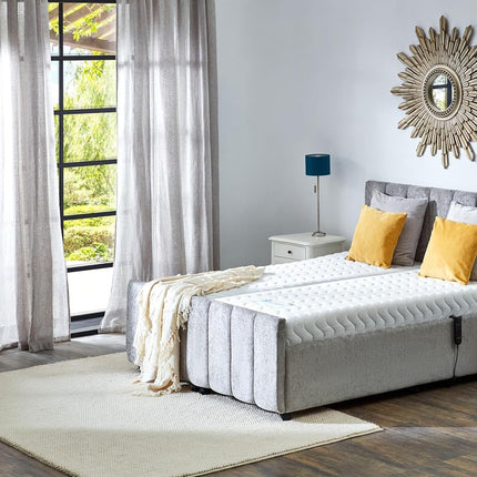 Supreme Adjustable Bed - Oxford Headboard & Footend, Premium Memory Foam, 25 Year Warranty