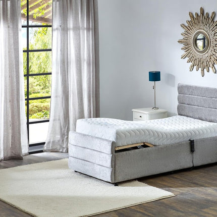 Supreme Adjustable Bed - Windsor Headboard & Footend,  Premium Memory Foam, 25 Year Warranty
