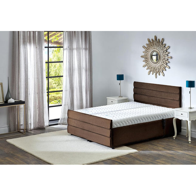 Supreme Adjustable Bed - Windsor Headboard & Footend,  Premium Memory Foam, 25 Year Warranty