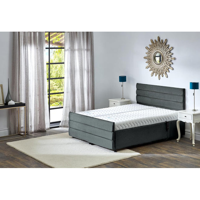 Supreme Adjustable Bed - Windsor Headboard & Footend,  Premium Memory Foam, 25 Year Warranty