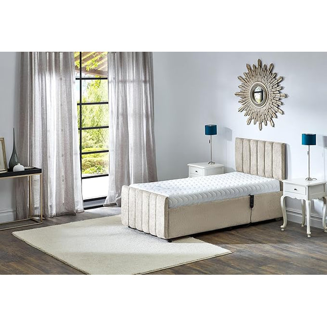 Supreme Adjustable Bed - Oxford Headboard & Footend, Premium Memory Foam, 25 Year Warranty