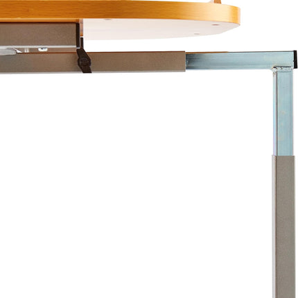Curved Over Bed & Chair Table Adjustable Height & Width with Lockable Castors. Fits Over Riser Recliner Chairs