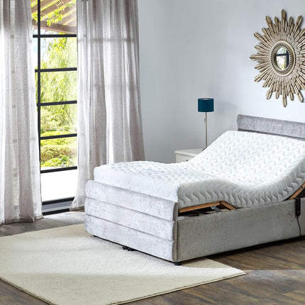 Supreme Adjustable Bed - Windsor Headboard & Footend,  Premium Memory Foam, 25 Year Warranty*