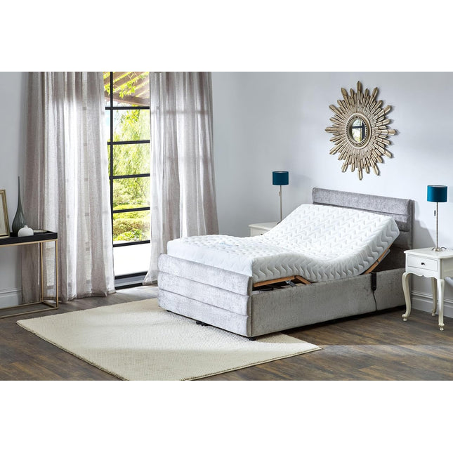 Supreme Adjustable Bed - Windsor Headboard & Footend,  Premium Memory Foam, 25 Year Warranty