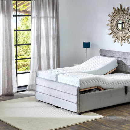 Supreme Adjustable Bed - Windsor Headboard & Footend,  Premium Memory Foam, 25 Year Warranty*