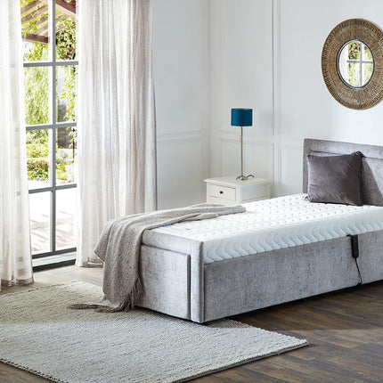 Supreme Electric Adjustable Bed with Headboard & Footend, Premium Memory Foam, 25 Year Warranty