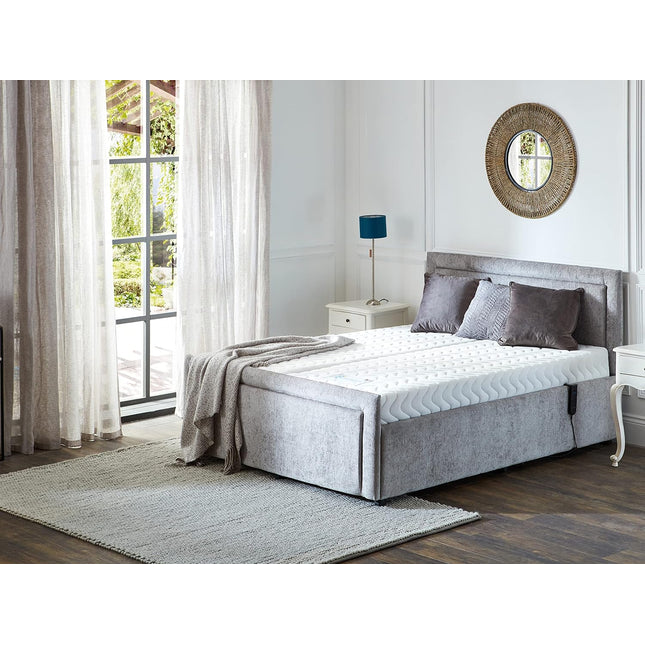 Supreme Electric Adjustable Bed with Headboard & Footend, Premium Memory Foam, 25 Year Warranty