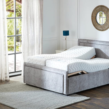 Supreme Electric Adjustable Bed with Headboard & Footend, Premium Memory Foam, 25 Year Warranty