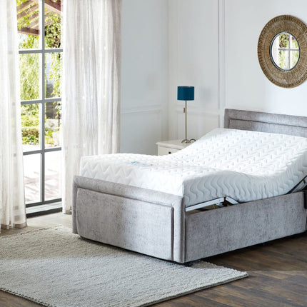 Supreme Electric Adjustable Bed with Headboard & Footend, Premium Memory Foam, 25 Year Warranty