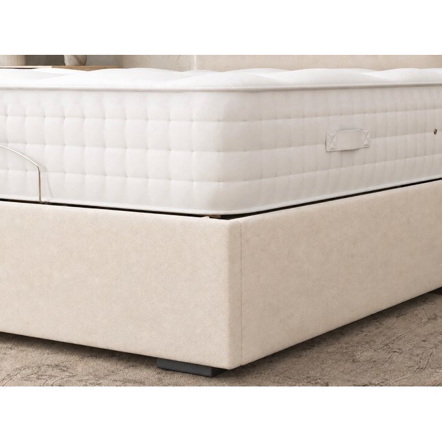 Supreme Essentials Electric Adjustable Bed with Headboard Premium Memory Foam, 5 Year Warranty