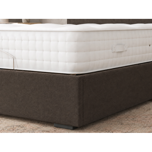 Supreme Essentials Electric Adjustable Bed with Headboard Premium Memory Foam, 5 Year Warranty
