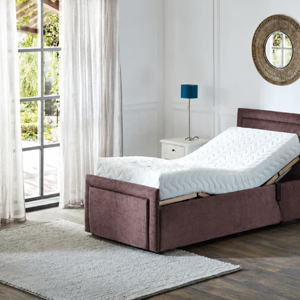 Supreme Electric Adjustable Bed with Headboard & Footend, Premium Memory Foam, 25 Year Warranty