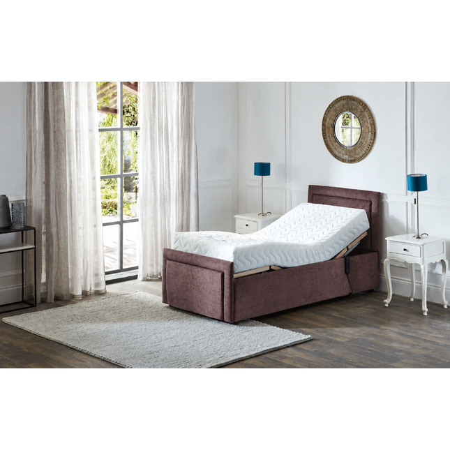 Supreme Electric Adjustable Bed with Headboard & Footend, Premium Memory Foam, 25 Year Warranty