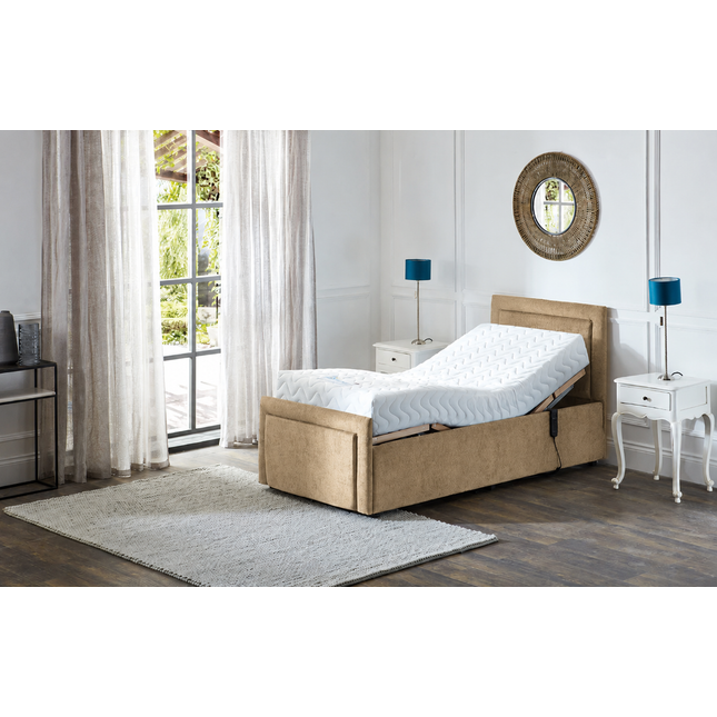 Supreme Electric Adjustable Bed with Headboard & Footend, Premium Memory Foam, 25 Year Warranty