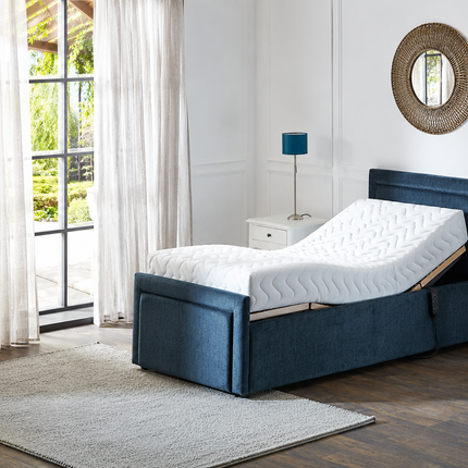 Supreme Electric Adjustable Bed with Headboard & Footend, Premium Memory Foam, 25 Year Warranty