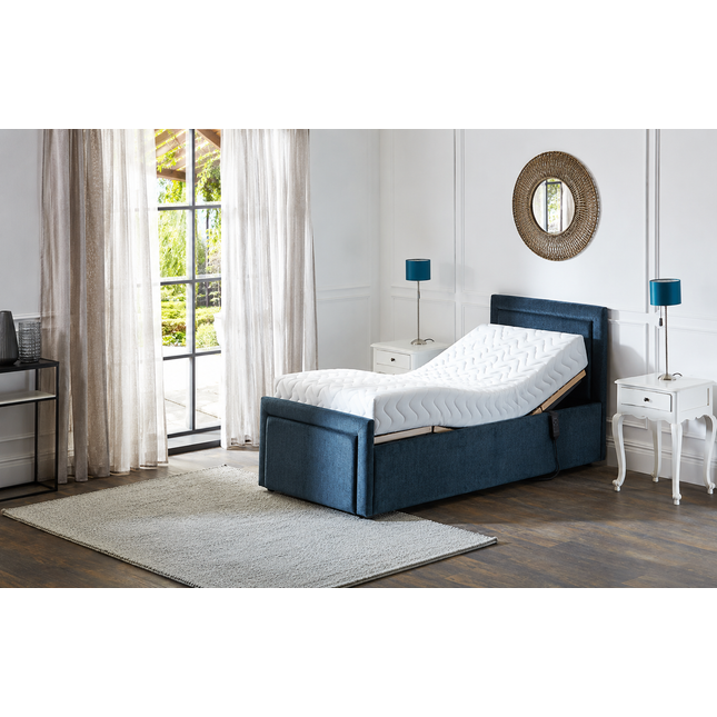 Supreme Electric Adjustable Bed with Headboard & Footend, Premium Memory Foam, 25 Year Warranty