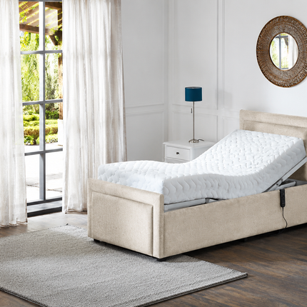 Supreme Electric Adjustable Bed with Headboard & Footend, Premium Memory Foam, 25 Year Warranty