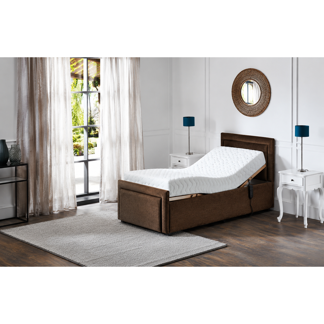 Supreme Electric Adjustable Bed with Headboard & Footend, Premium Memory Foam, 25 Year Warranty