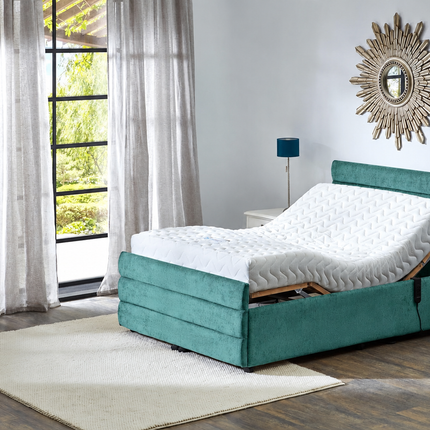 Supreme Adjustable Bed - Windsor Headboard & Footend,  Premium Memory Foam, 25 Year Warranty*