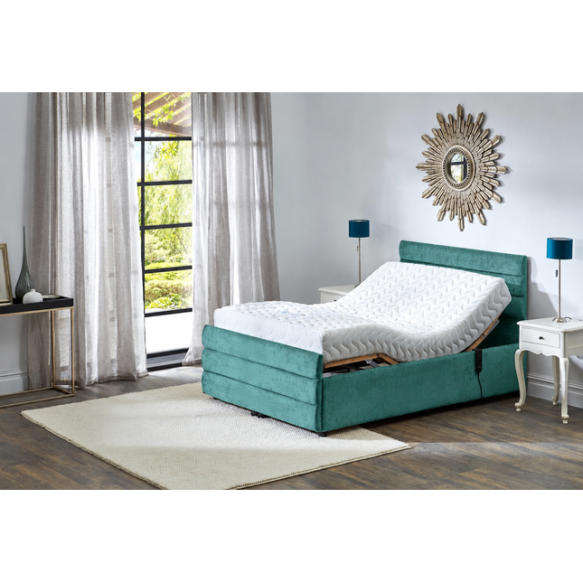 Supreme Adjustable Bed - Windsor Headboard & Footend,  Premium Memory Foam, 25 Year Warranty