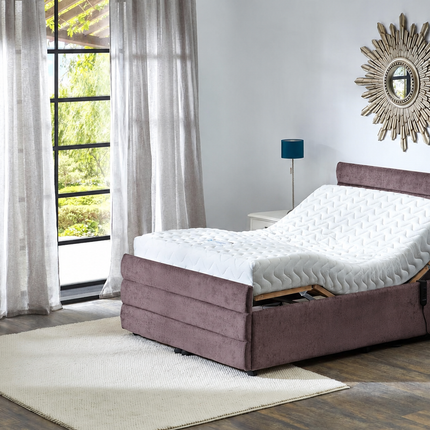 Supreme Adjustable Bed - Windsor Headboard & Footend,  Premium Memory Foam, 25 Year Warranty*