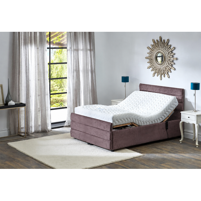 Supreme Adjustable Bed - Windsor Headboard & Footend,  Premium Memory Foam, 25 Year Warranty