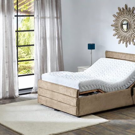 Supreme Adjustable Bed - Windsor Headboard & Footend,  Premium Memory Foam, 25 Year Warranty*